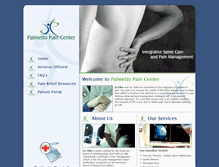 Tablet Screenshot of palmettopaincenter.com